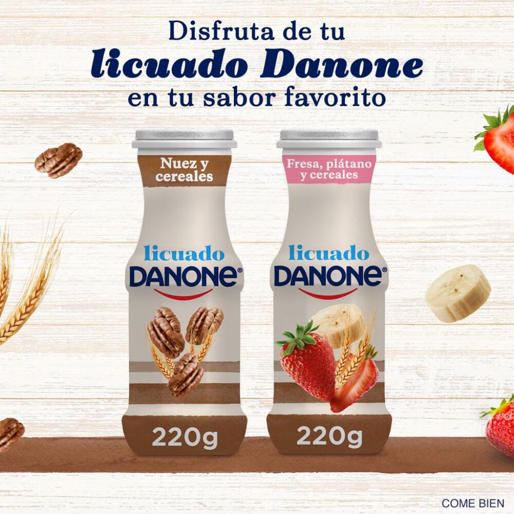 Yoghurt Danone Bebible Licuado Con Nuez Y Cereal 220g image number 6
