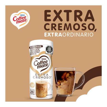 Sustituto de Crema para Café Coffee Mate Polvo Extra Cremoso 365g image number 6