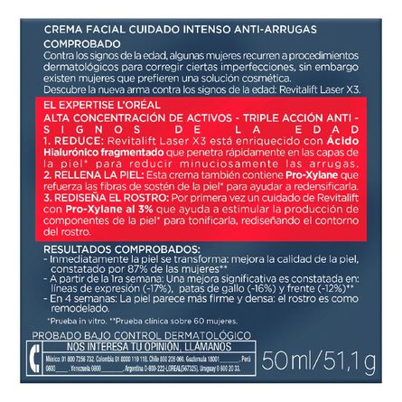 Crema Intensiva de Día L’Oréal Paris Revitalift Laser Anti-Edad 50 Ml image number 6