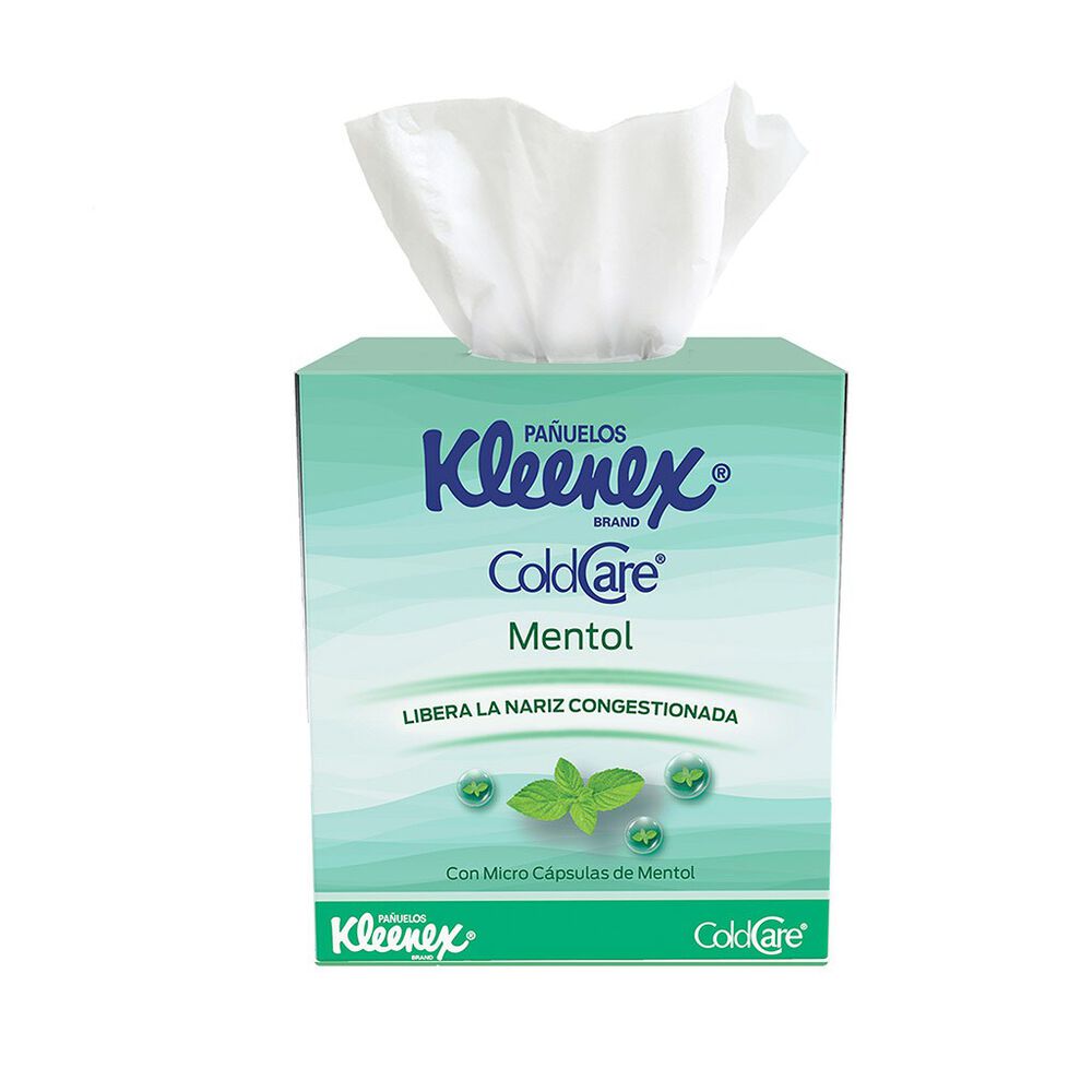 Pañuelo Kleenex Cold Care Mentol 60 pz image number 2