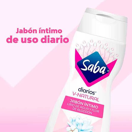 Jabón Íntimo Saba Diarios V-Natural 200 ml image number 1
