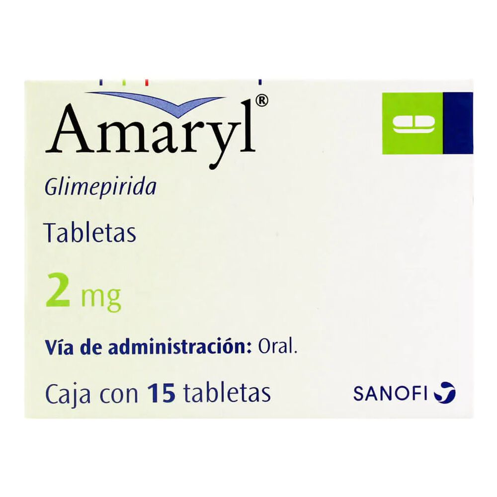 Amaryl 2mg Tab 15 image number 0
