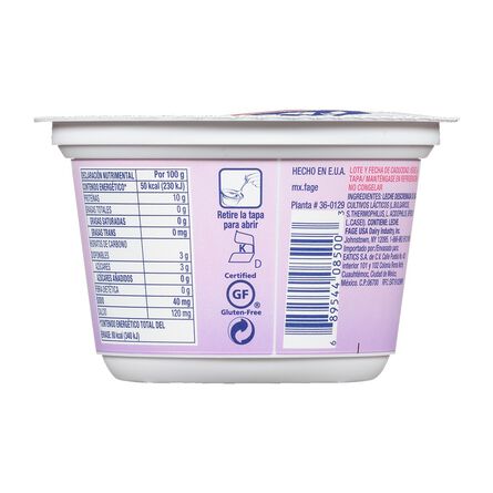 Yoghurt griego Fage sin grasa natural 150 g image number 1