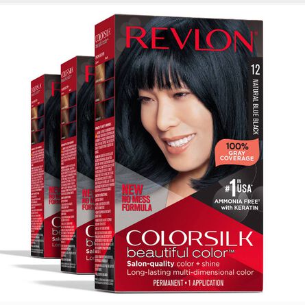 Tinte para cabello Beautiful Color Keratina Negro Azulado tono 12 59.1 ml image number 3