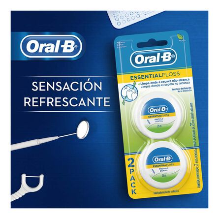 Hilo Dental Oral-B Essential Floss Menta 2 x 50 m image number 3