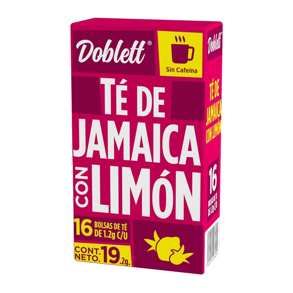 Té de Jamaica Limón Doblett 16 sobres image number 0