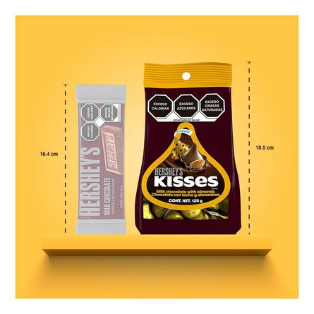 Chocolate Kisses Almendras 125 g image number 3