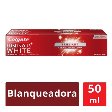 Pasta Dental Colgate Luminous White Brilliant 50 ml image number 2