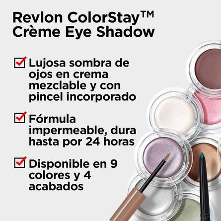 Sombras Para Ojos Revlon Colorstay Crème Eye Shadow Tono 710 Caramel 5.2 Gr image number 3