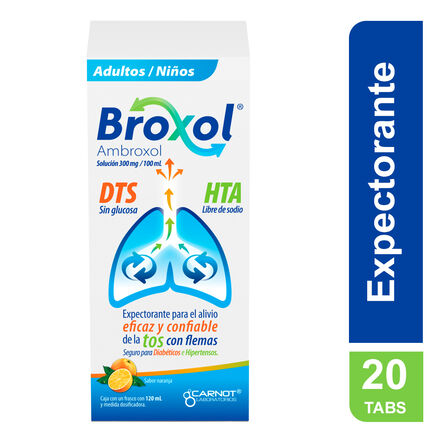 Broxol Ambroxol 400 mg Solución 120 ml image number 1