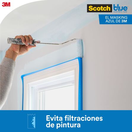 Cinta para Pintores Scotch Color Azul 3.6 cm x 54.8 m 1 rollo image number 3