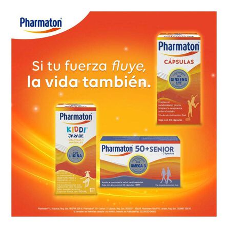Multivitamínico Pharmaton Adultos 40 mg 30 Cápsulas image number 4