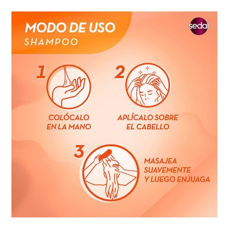 Shampoo Sedal Restauración Instantánea 620 ml image number 4