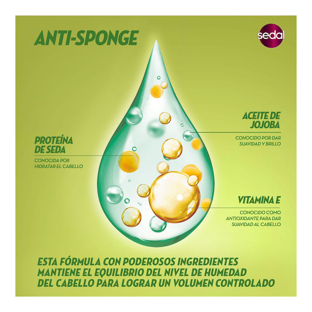 Crema para Peinar Sedal Anti Sponge 300 ml image number 1