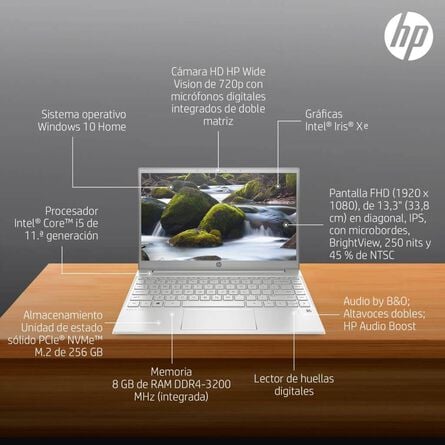 Laptop HP Pavilion 13-BB0502LA Core i5 8GB RAM 256GB SSD 13.3 Pulg image number 10
