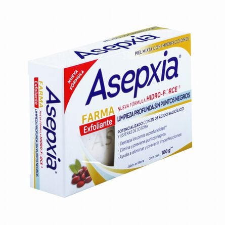 Jabón Facial Asepxia Exfoliante Extremo 100 g image number 2
