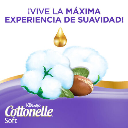 Papel higiénico Cottonelle Soft XL 12 rollos de 204 hojas c/u image number 4