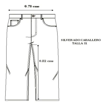 Jeans Básico Masculino Silverado Talla 31 Rinse Recto image number 3