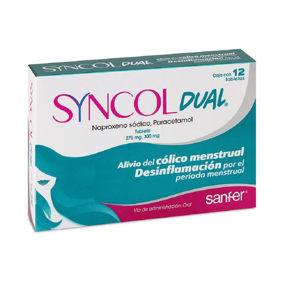 Syncol Dual 300 mg C/12 Tabletas image number 1