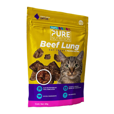 Premios para Gato Pure Nutrition Lung 60 gr image number 1