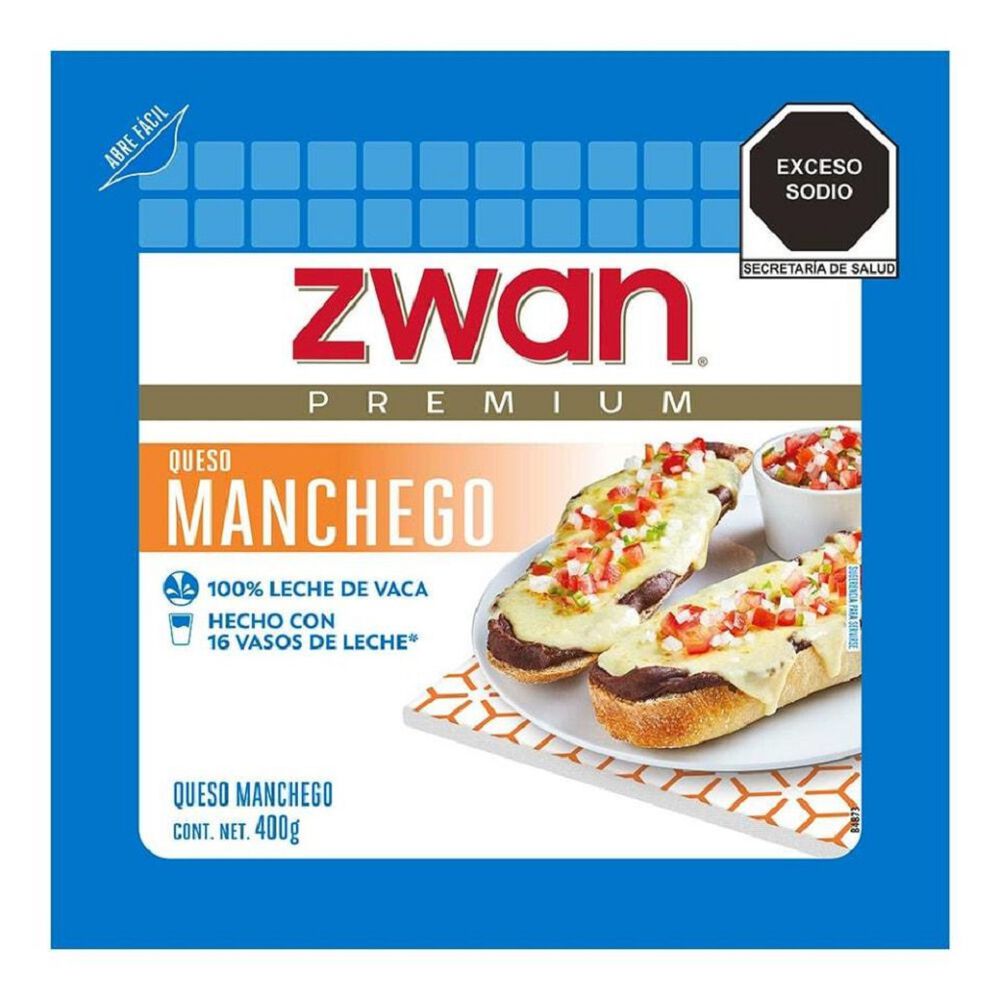 Queso Manchego Zwan 400 Gr image number 0
