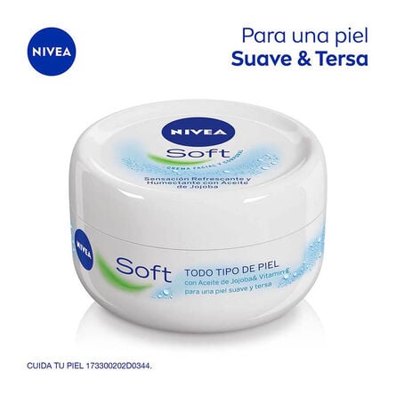 Crema Humectante para el Cuerpo, Rostro y Manos Nivea Creme Soft 500 ml image number 5