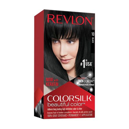 Tinte para cabello Beautiful Color Keratina Negro tono 10 59.1 ml image number 2