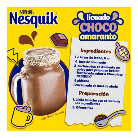 Alimento en polvo Nesquik sabor a chocolate 200 g image number 5