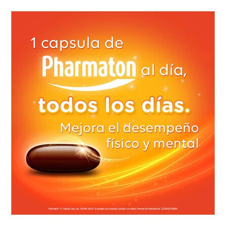 Multivitamínico Pharmaton Adultos 40 mg 30 Cápsulas image number 1