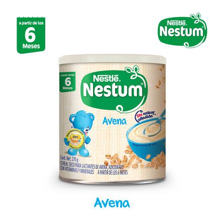 Cereal Infantil Nestum Etapa 1 Avena Lata 270g image number 2