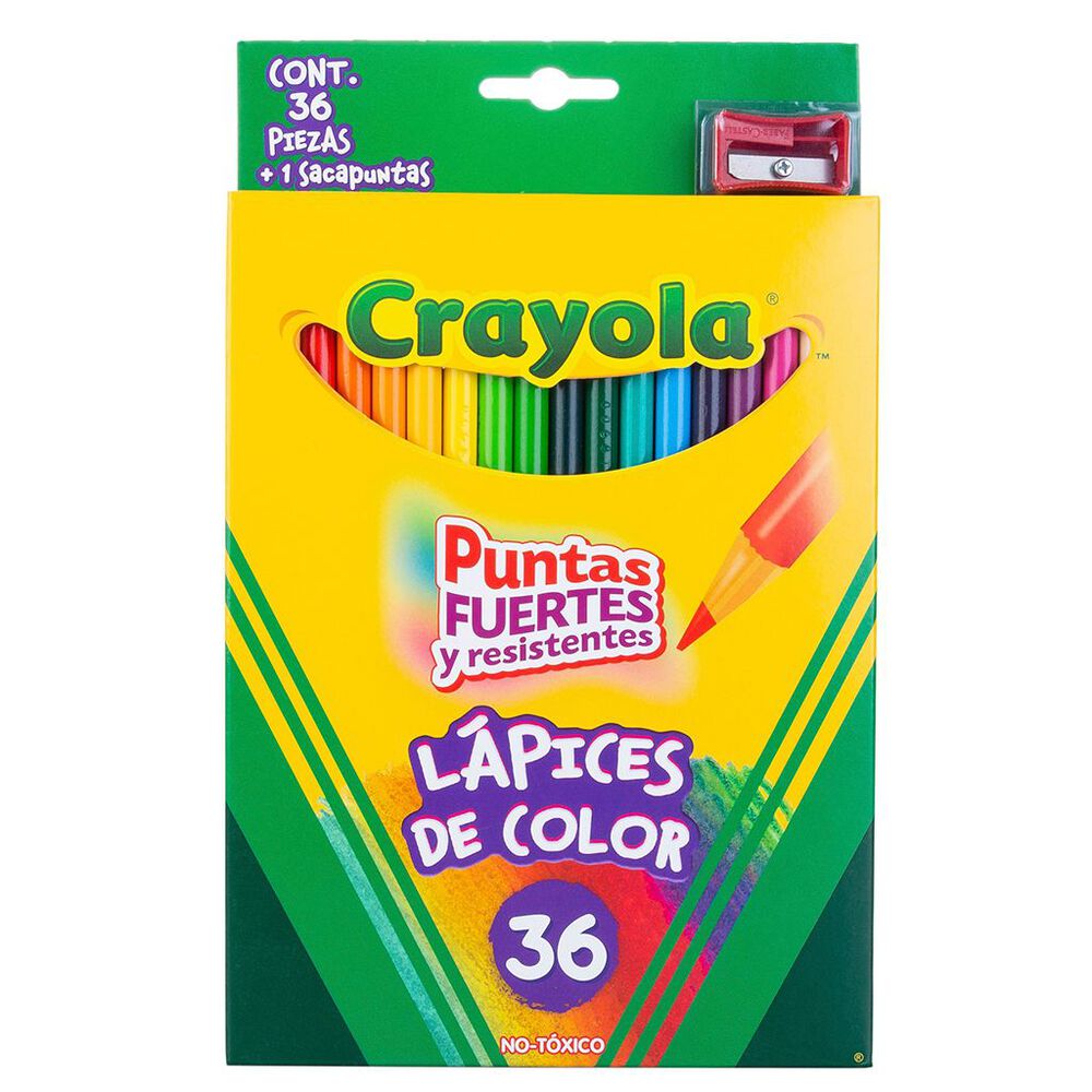 Colores Crayola con 36 pz + Sacapuntas image number 0
