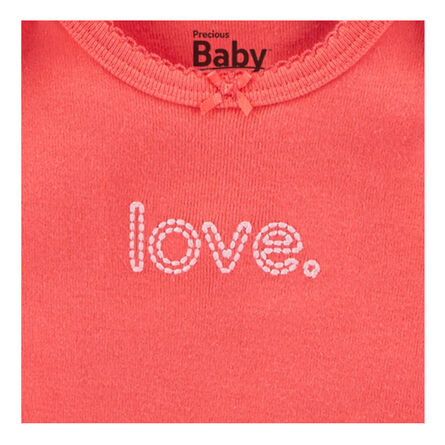 Conjunto de Bodys Love Precious Baby by Carters 9m Rosa image number 2