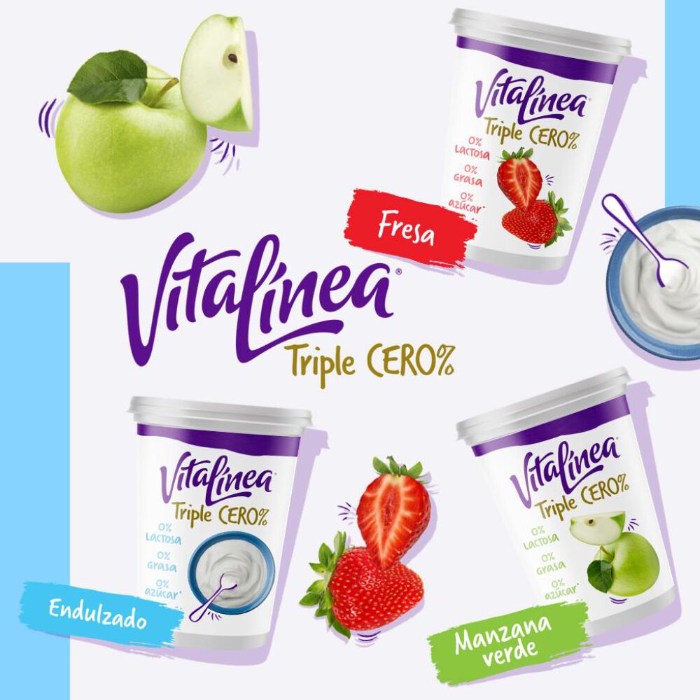 Yoghurt Vitalínea Natural Sin Azúcar Añadida 900g image number 6