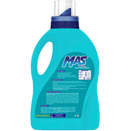 Detergente líquido Mas Cuidado y frescura 4.65Lt image number 2