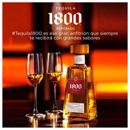 Tequila 1800 Reposado 700 ml image number 2