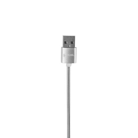 Cable Metálico USB a Micro USB Sync Ray SR-MMC37 Plata image number 2