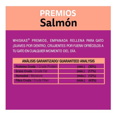 Premios para Gato Whiskas Salmón 60 g image number 2