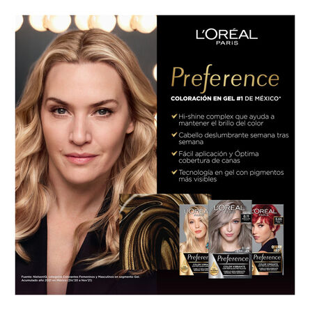 Tinte Preference de L'Oréal Paris 5.3 Virginia Castaño Claro Dorado image number 4