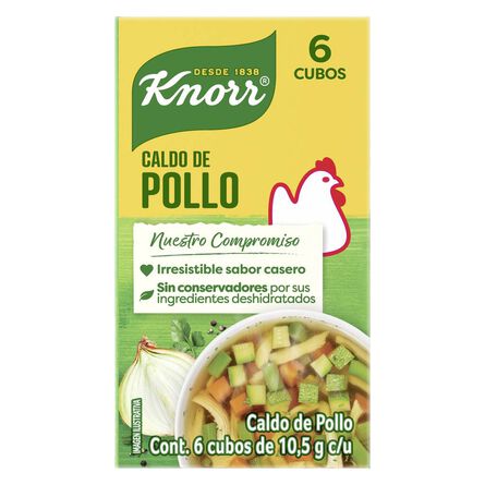 Caldo de Pollo Knorr 6 Cubos de 10.5 g image number 5