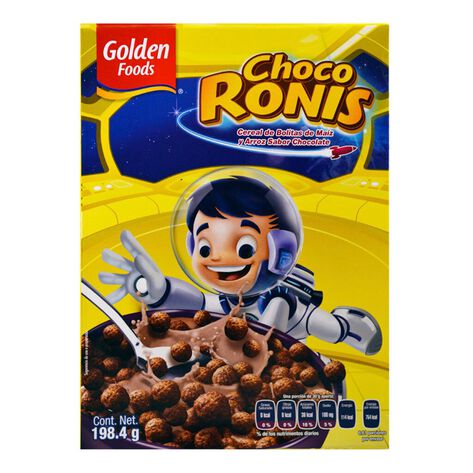 Cereal Golden Foods Chocoronis Caja 198 Gr