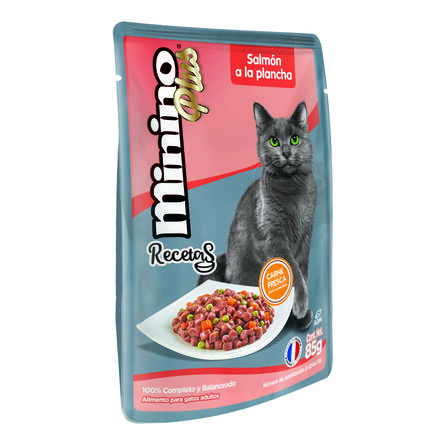 Alimento para Gato Minino Plus Salmón 85 g image number 1