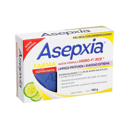 Jabón Facial Asepxia Ultra Humectante 100 Gr image number 1
