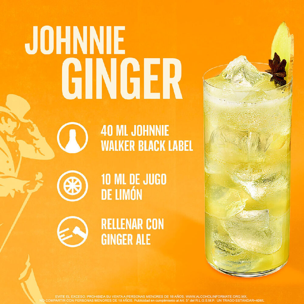 Whisky Johnnie Walker Black Label 750 ml image number 1