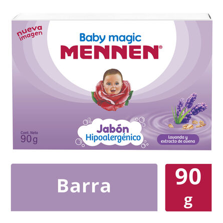 Jabón en Barra Mennen para Bebé Lavanda y Avena 90 g image number 5