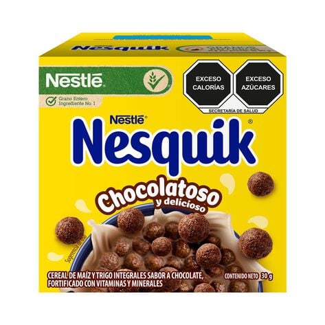 Cereal Nestlé Nesquik Sabor Chocolate Caja 30 Gr