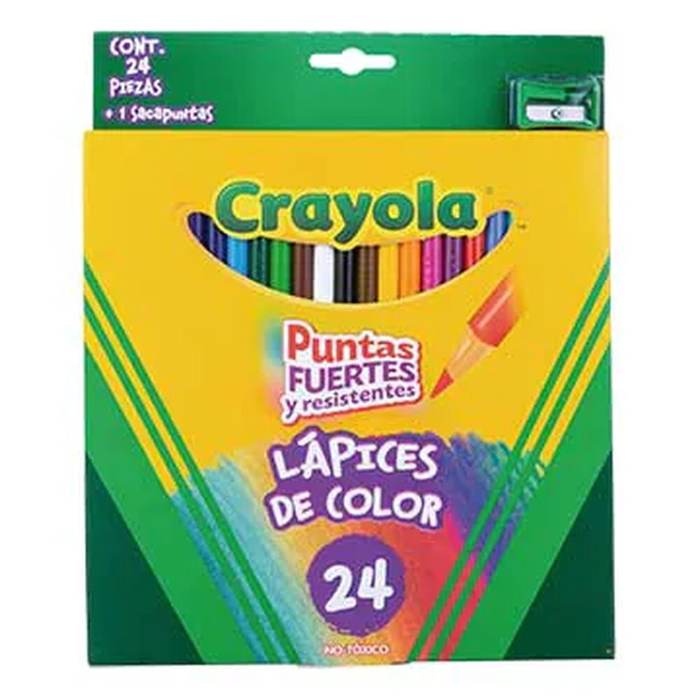 Colores Crayola con 24 pz + Sacapuntas image number 0