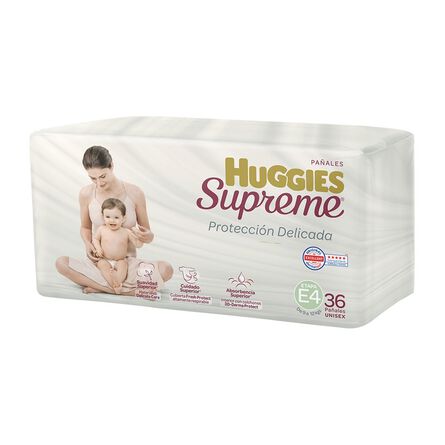 Pañal para Bebé Huggies Supreme Unisex, Etapa 4 con 36 Piezas image number 1