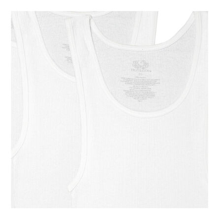 Camiseta Atlética Fruit Of The Loom 4P501BM Blanco XL 4 piezas image number 4
