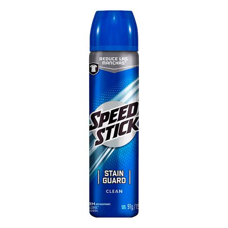 Desodorante Antitranspirante En Aerosol Speed Stick Stainguard Clean 91 G image number 2