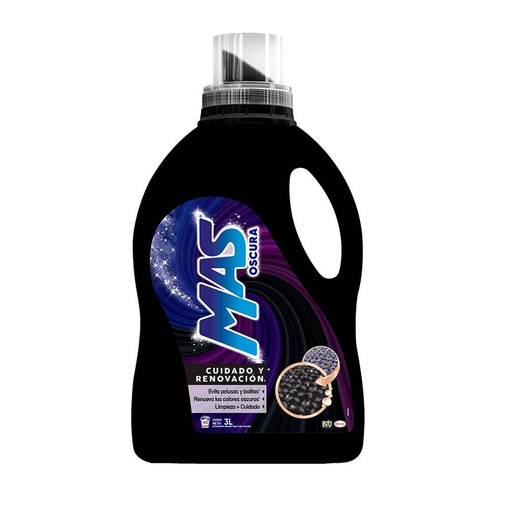 Detergente Liquido Mas Ropa Oscura 3 Lt | Soriana